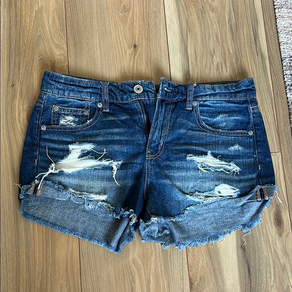 AMERICAN EAGLE DENIM SHORTS: SIZE 4